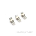 Conector de cabezal de clavija de paso de 1,5 mm 6P